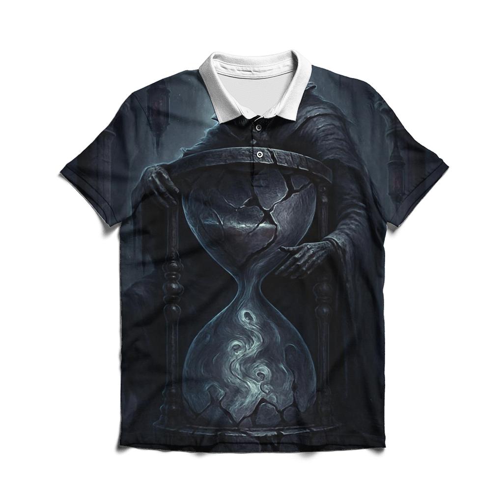 Hourglass Throne Of Whispering Souls stylish collar polo tees