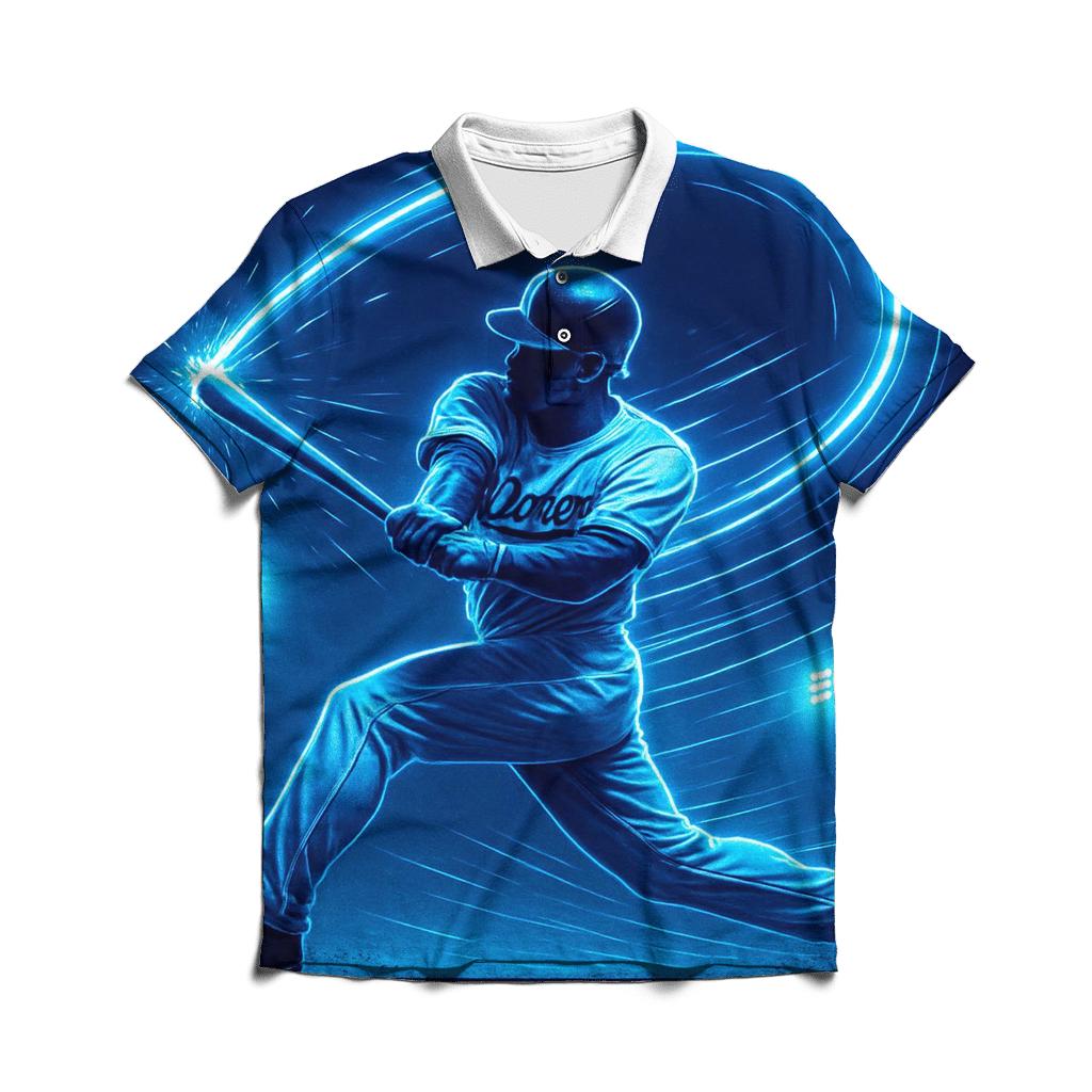 Electric Batter Arc personalized polo shirts