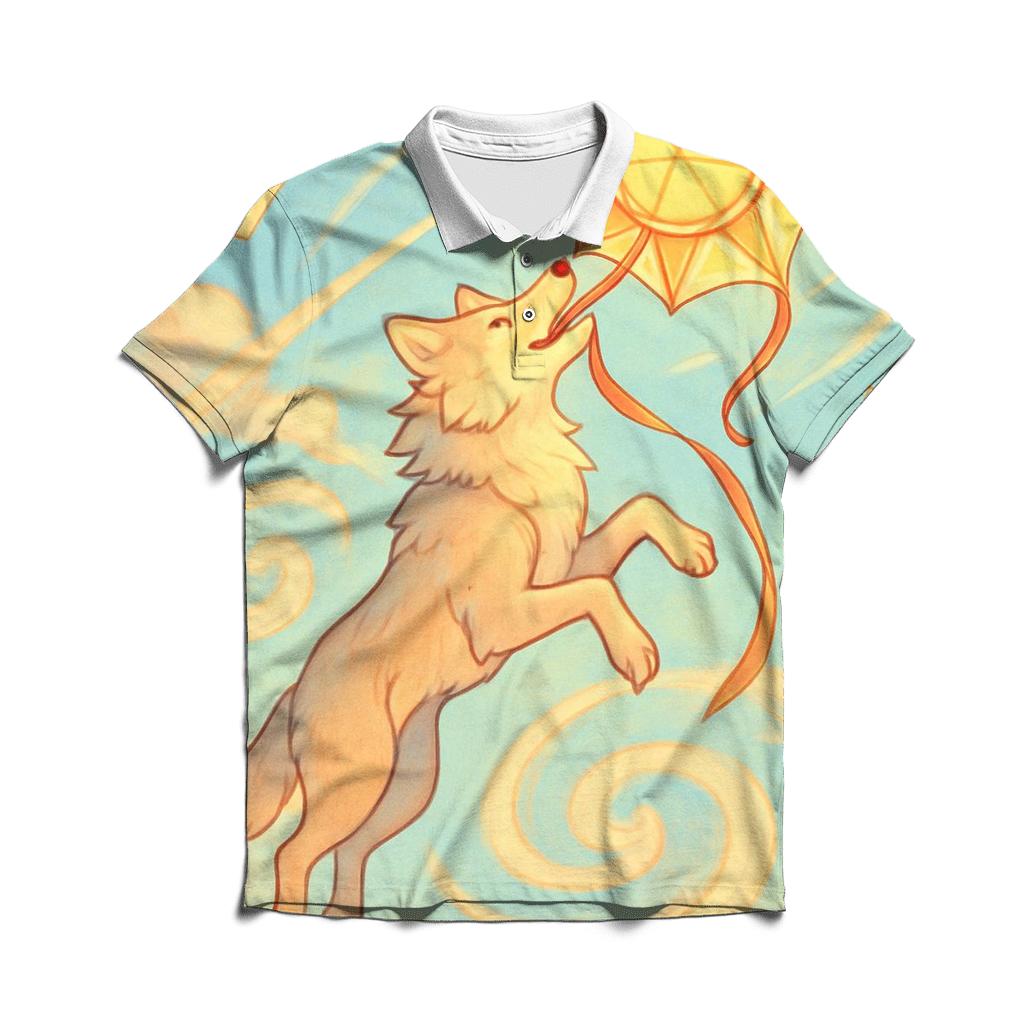 Solar Kite Skywanderer Wolf stylish collar polo tees
