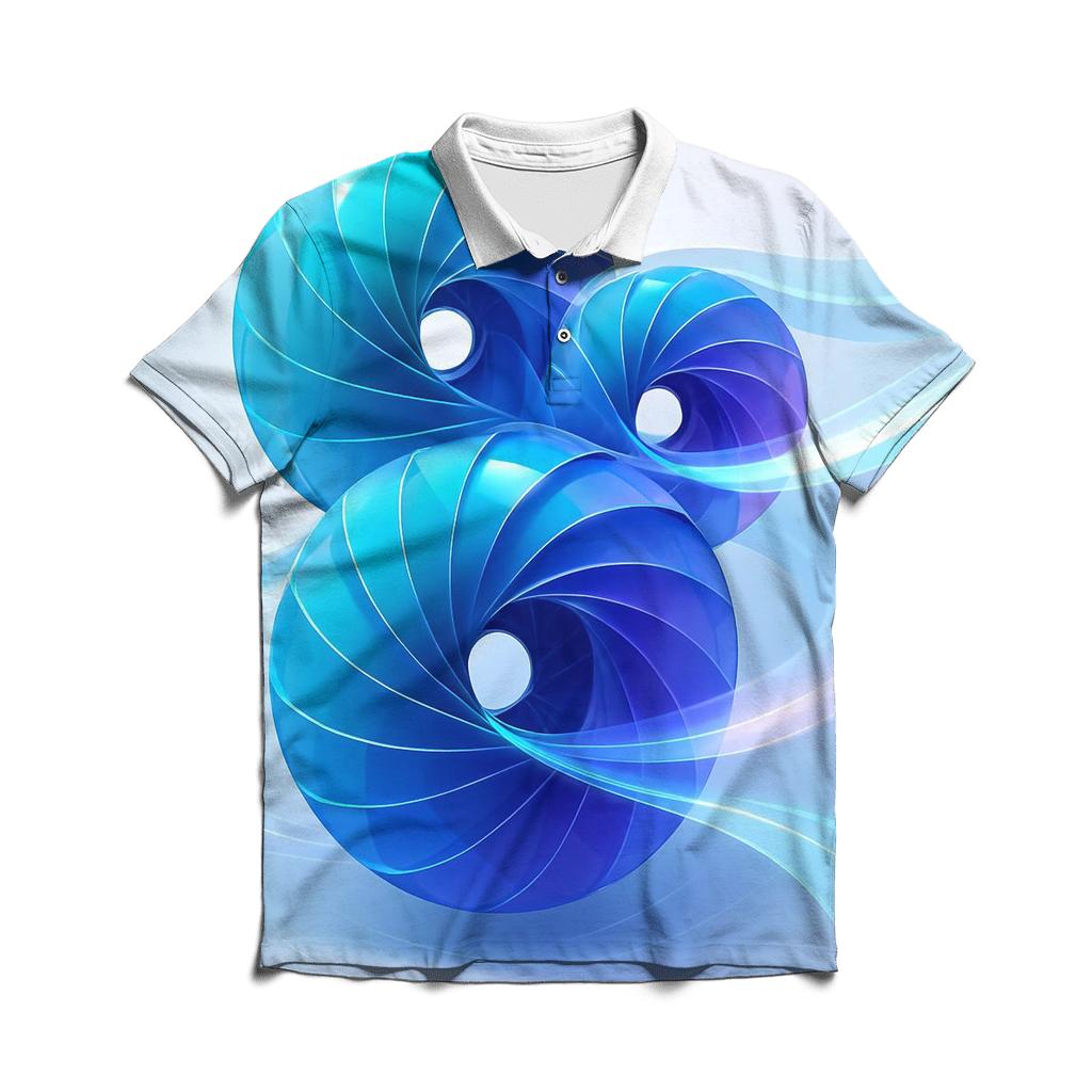 Kaleidoscope Current Engine custom polo shirts