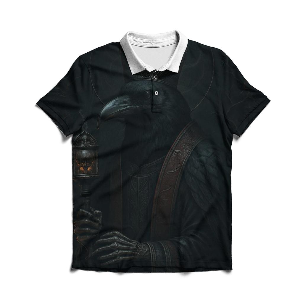 Raven Bishop Of The Black Sacrament classic pique polos