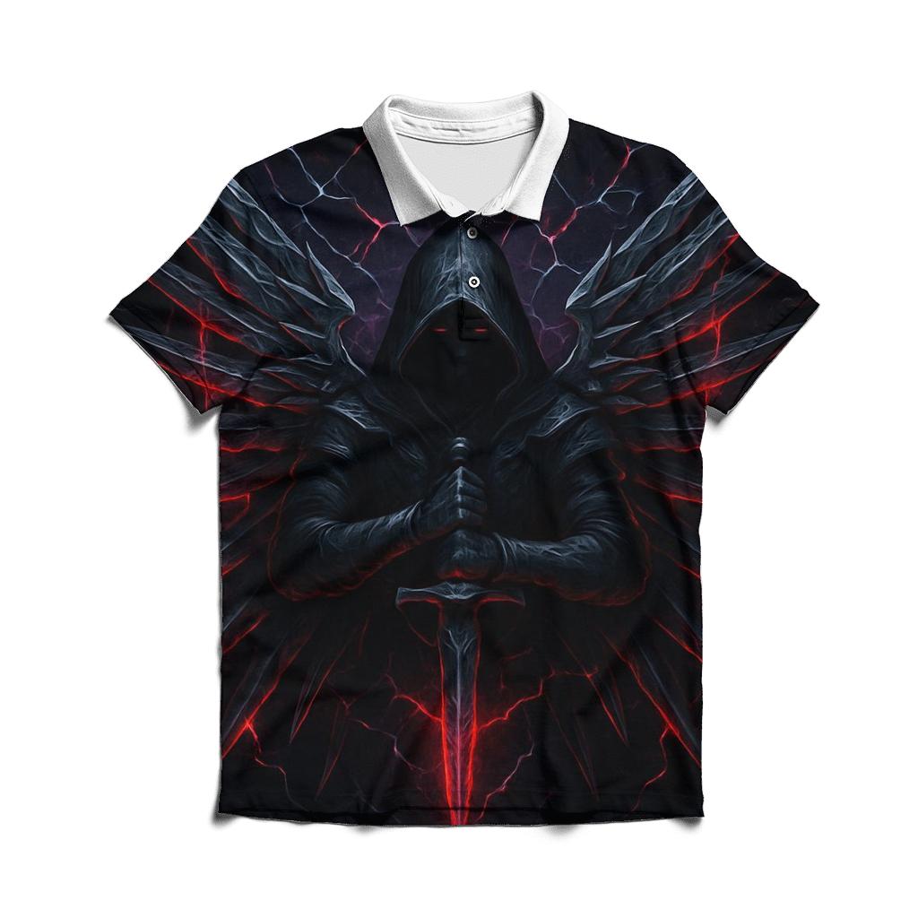 Dagger Seraph Under Shattered Glass Sky classic pique polos