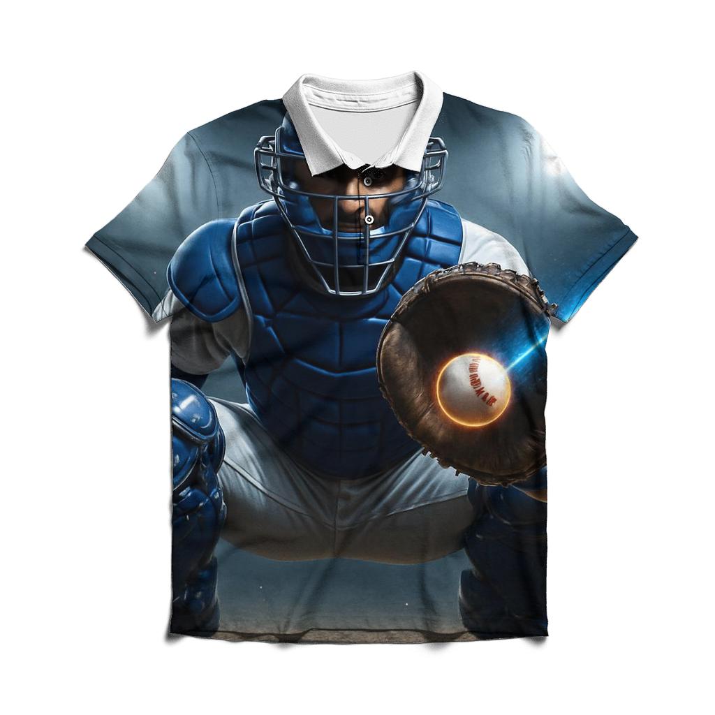 Midnight Catcher Armor designer slim fit polos