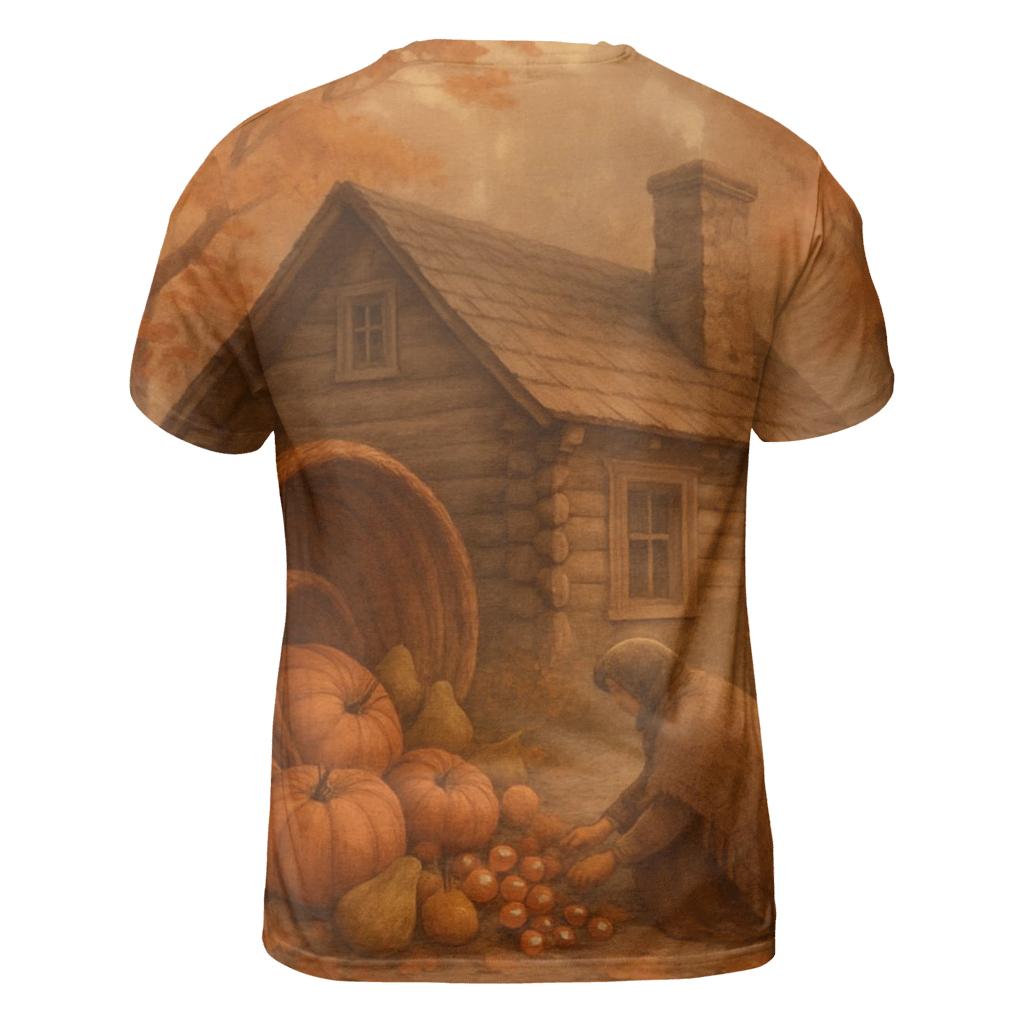 Cornucopia Of Cozy Cabin Dreams unique graphic print tees