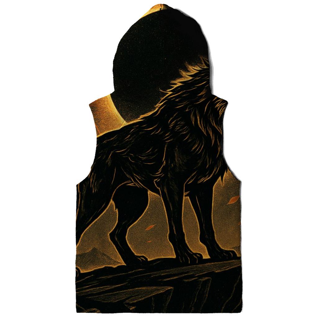 Saffron Eclipse Sentinel Wolf hoodie trends