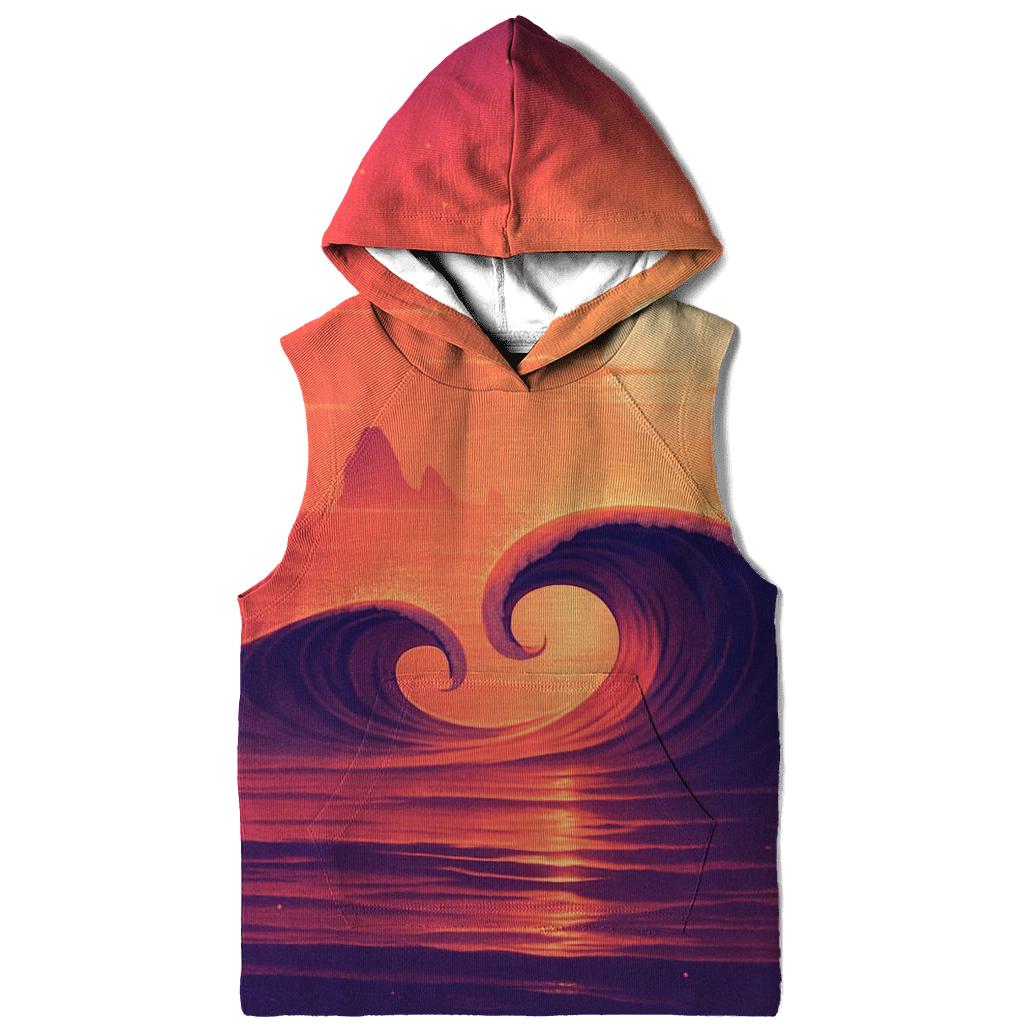 Afterglow Tide Cathedral printed hoodies