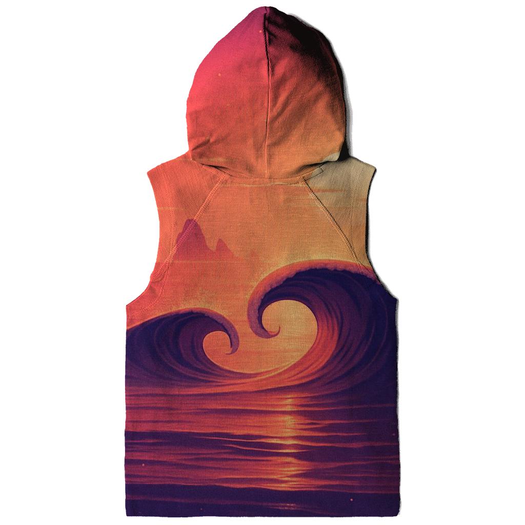 Afterglow Tide Cathedral printed hoodies