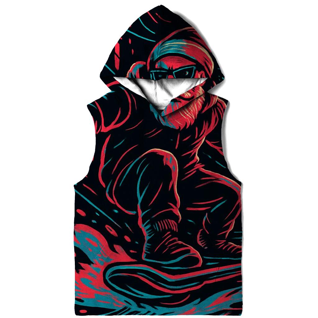 Neon Alley Santa Rider custom hoodies