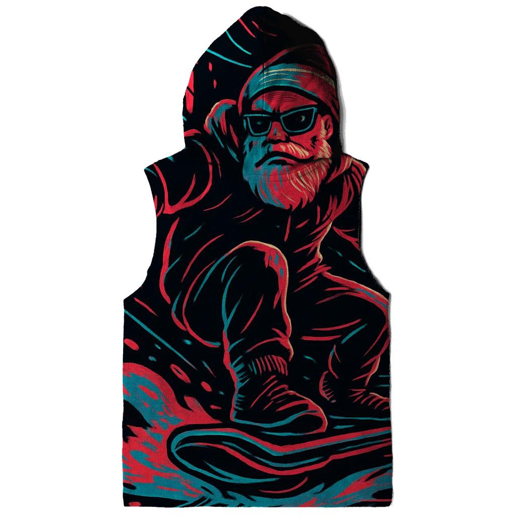 Neon Alley Santa Rider custom hoodies