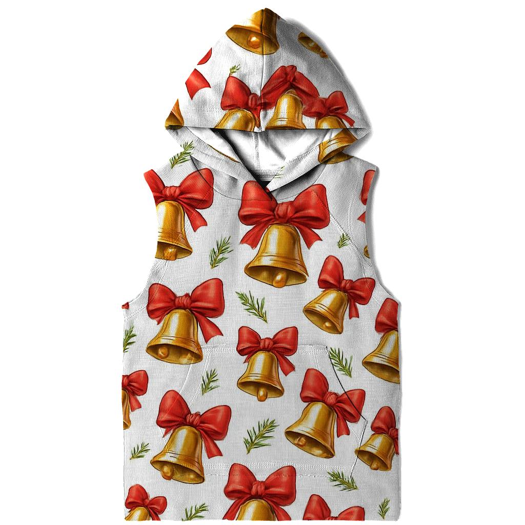 Gold Bell Chevron Cadence On White Background custom hoodies