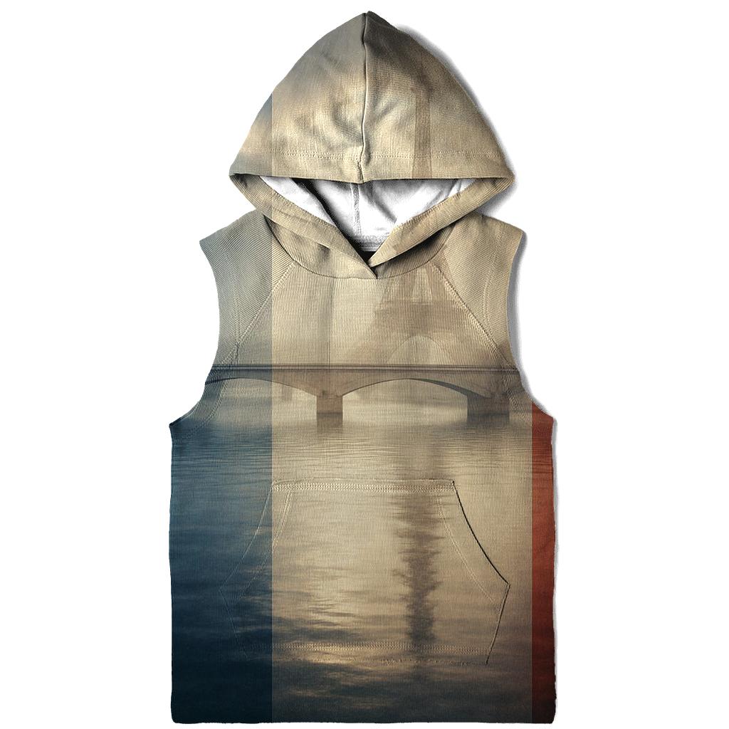 Cinematic Tricolor France Over River hoodie trends