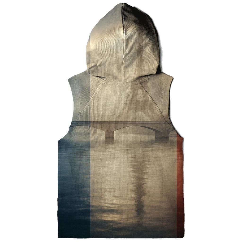 Cinematic Tricolor France Over River hoodie trends