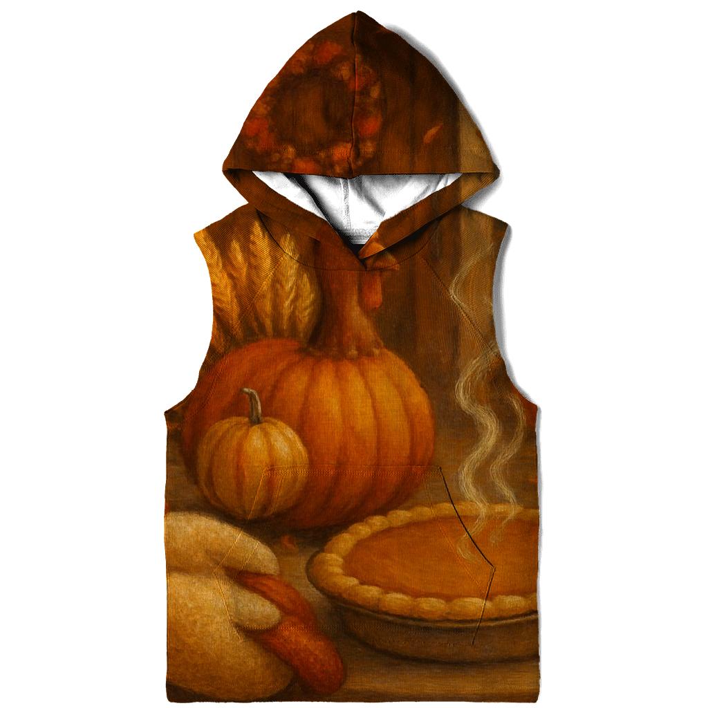Lanternlit Harvest Welcome Porch embroidered hoodies