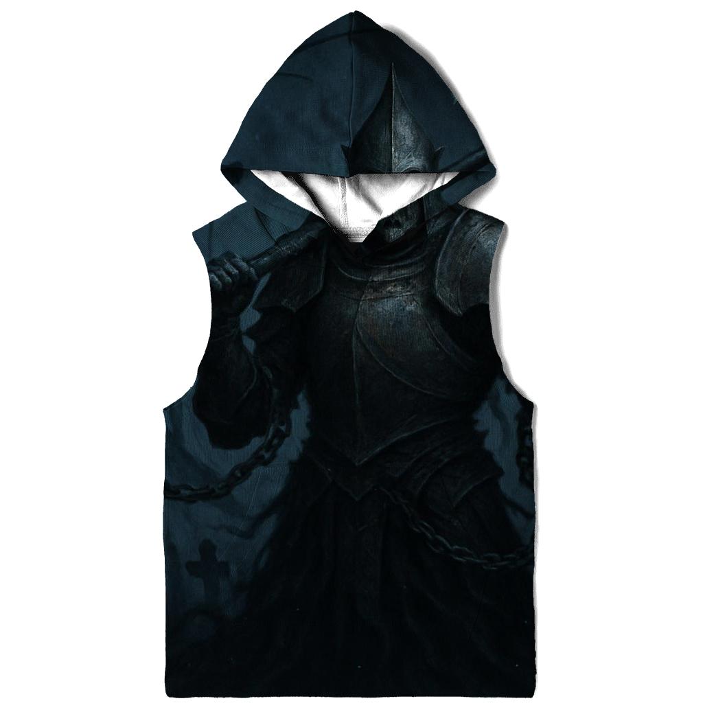 Moonlit Executioner With Iron Halo printed hoodies
