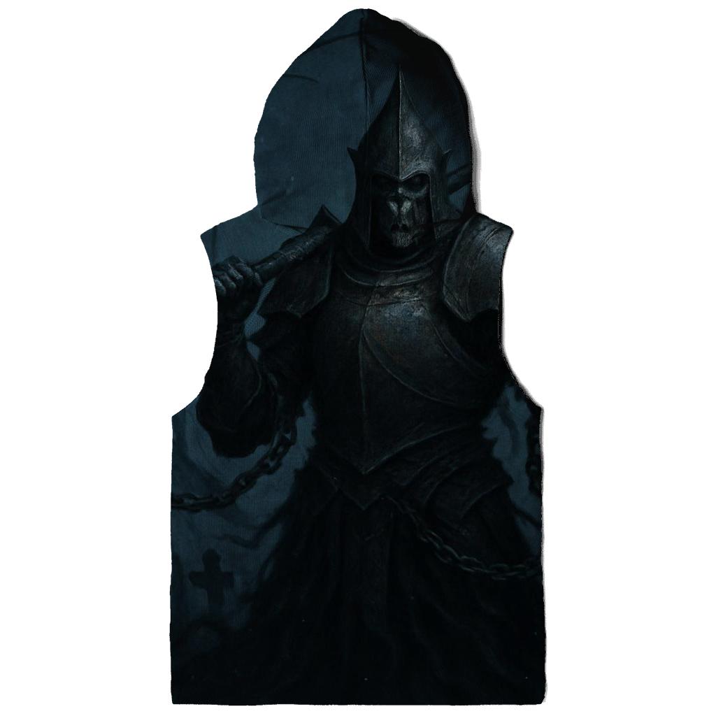 Moonlit Executioner With Iron Halo printed hoodies