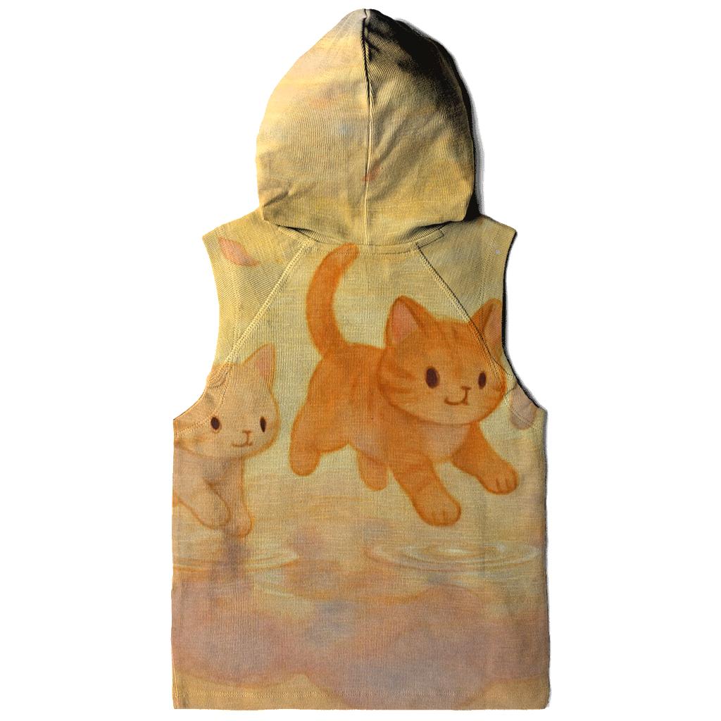 Cloud Puddle Pawprints graphic hoodies