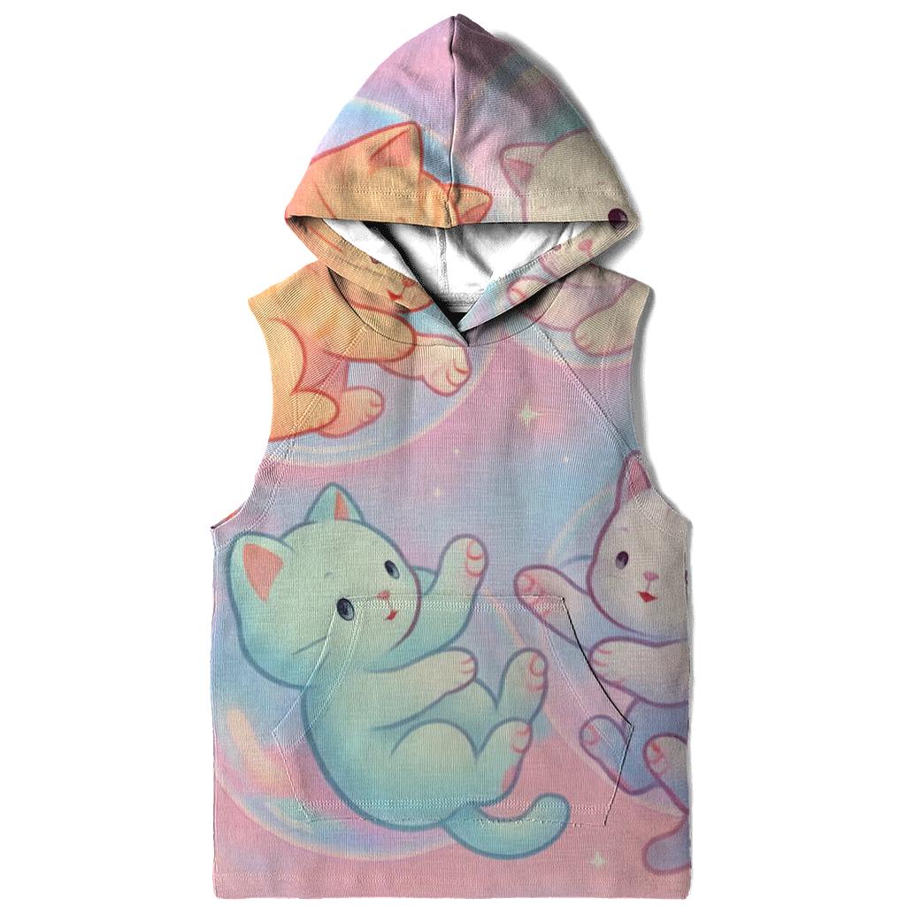 Bubble Dream Kitten Carousel graphic hoodies