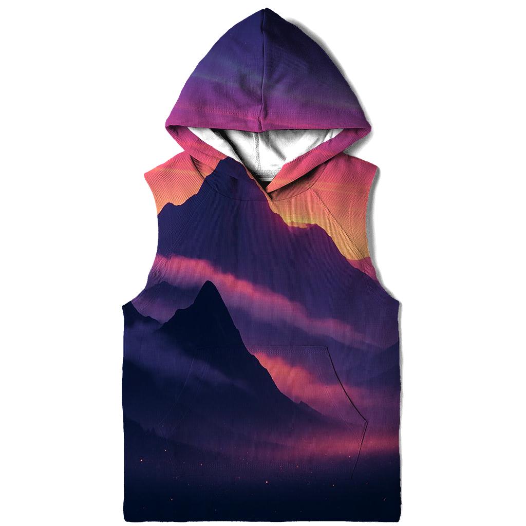 Aurora Peach Mountain Veil heavyweight hoodies