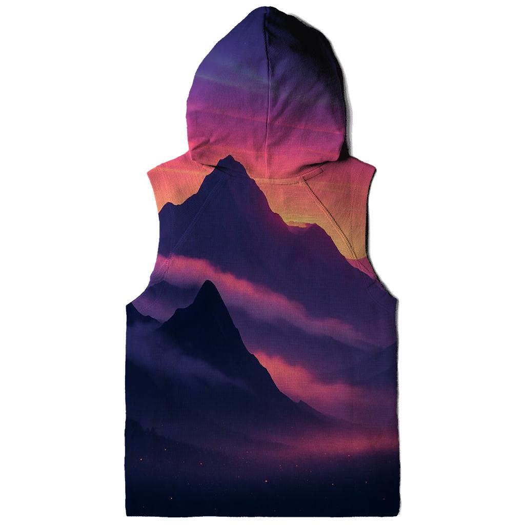 Aurora Peach Mountain Veil heavyweight hoodies