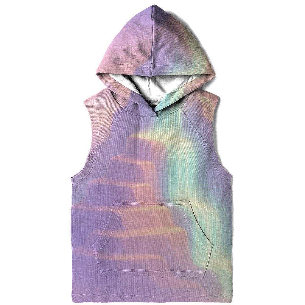 Pastel Aurora Terraces lightweight hoodies