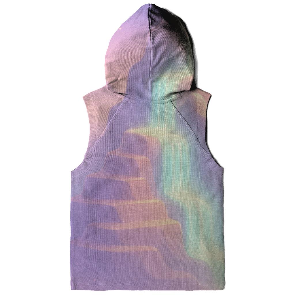 Pastel Aurora Terraces lightweight hoodies