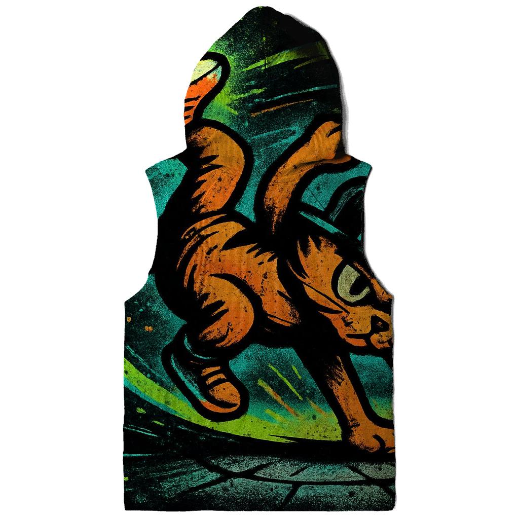 Graffiti Meteor Breakdance Cat hoodie styles
