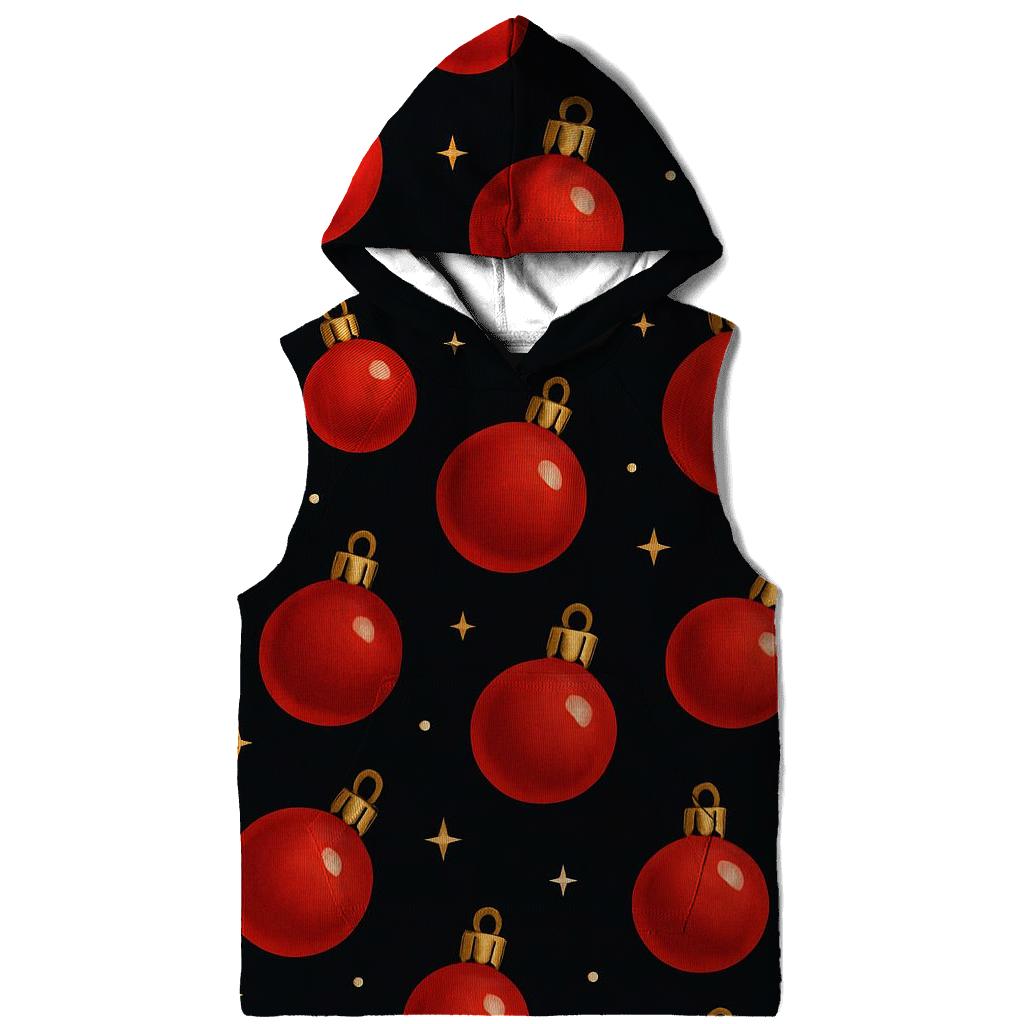 Scarlet Ornament Scatter With Micro Stars On Black Background hoodie designs