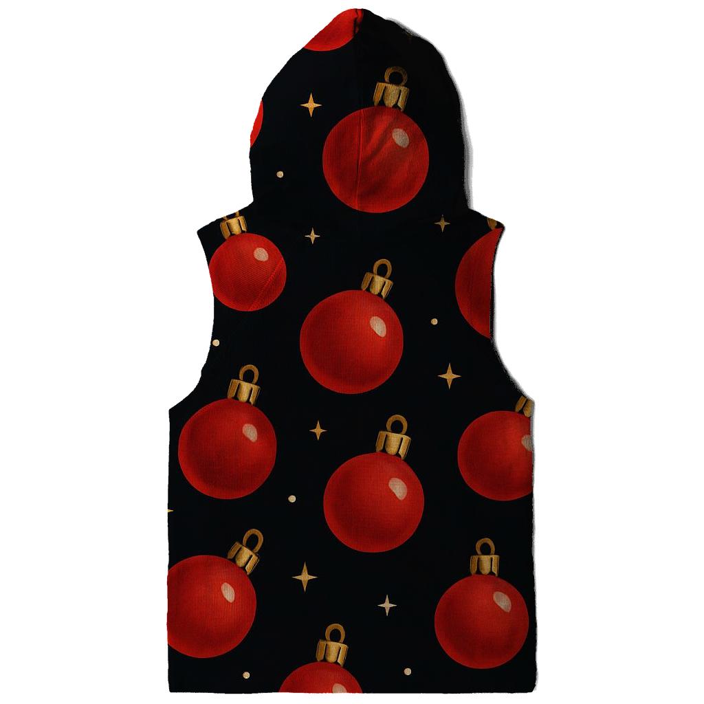 Scarlet Ornament Scatter With Micro Stars On Black Background hoodie designs