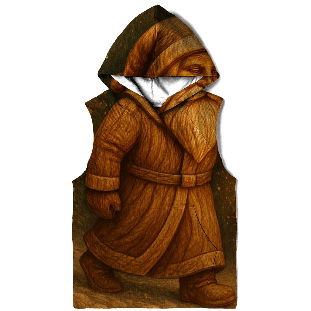Vintage Wood Carved Santa Lantern hoodie trends