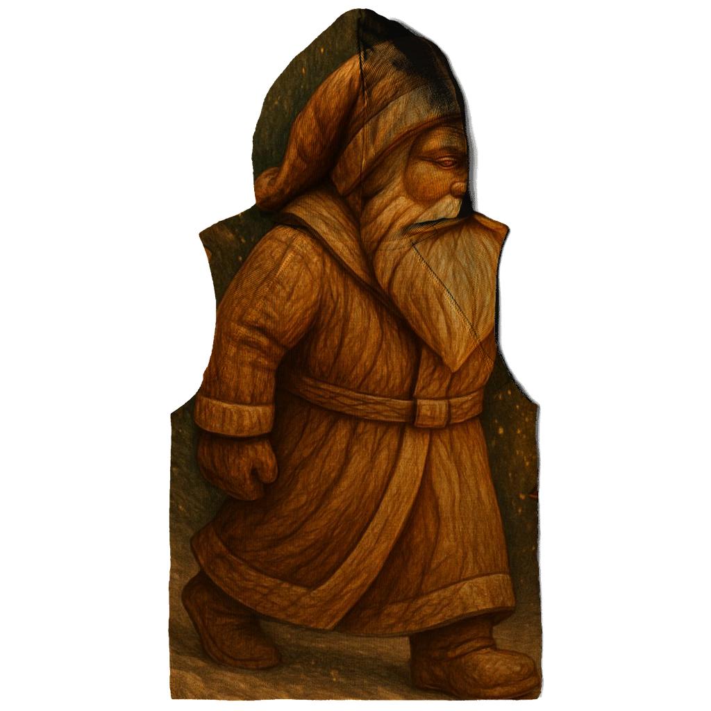 Vintage Wood Carved Santa Lantern hoodie trends