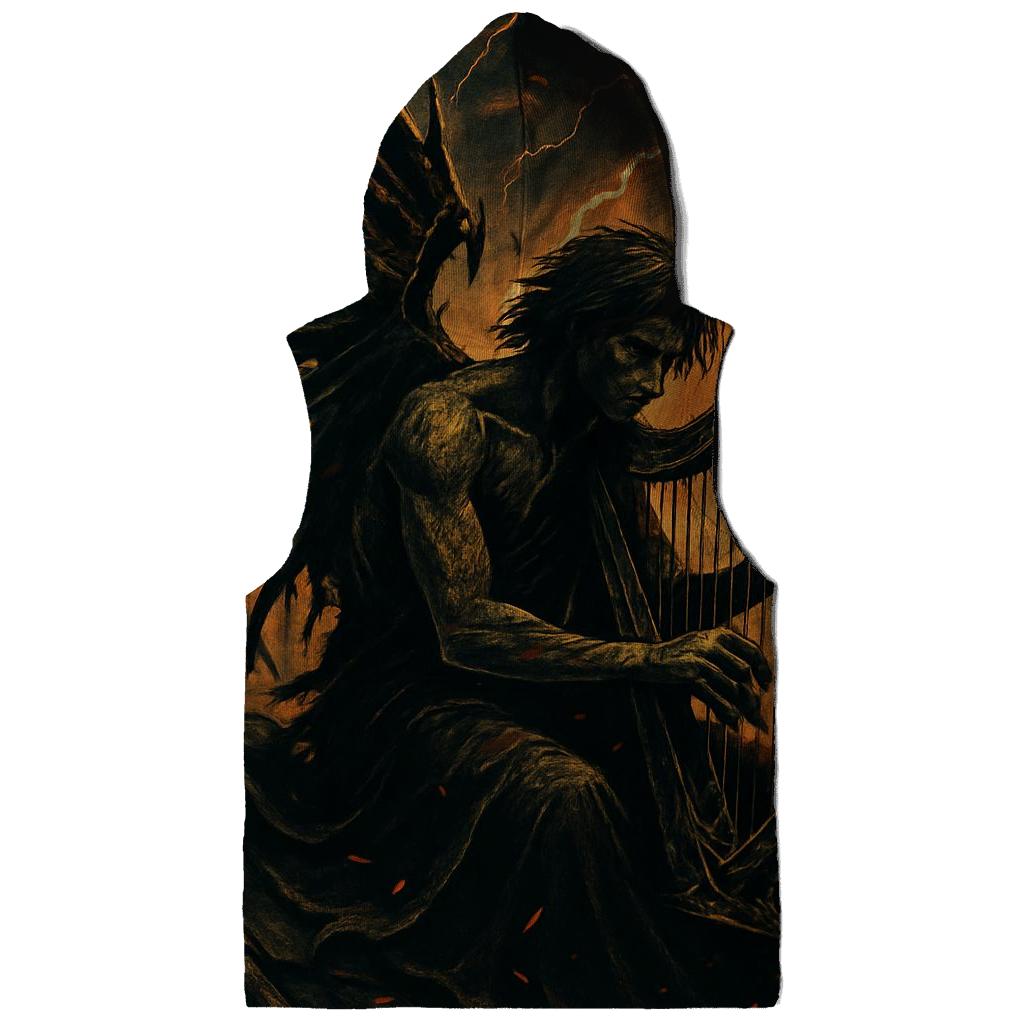 Infernal Harpist Of Broken Ribs printed hoodies