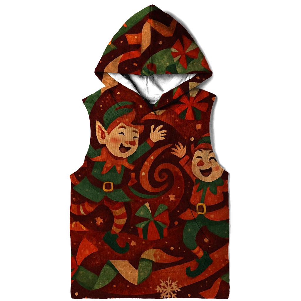 Elf Workshop Gift Wrap Tornado hoodies fashion