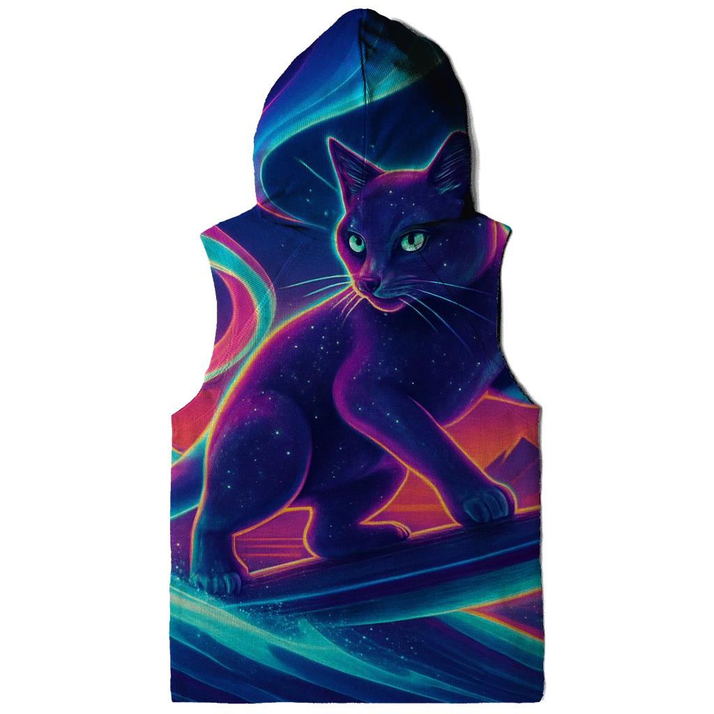 Aurora Surfing Space Cat hoodie trends