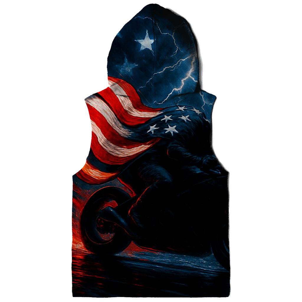 Storm Rider Flag Lightning lightweight hoodies