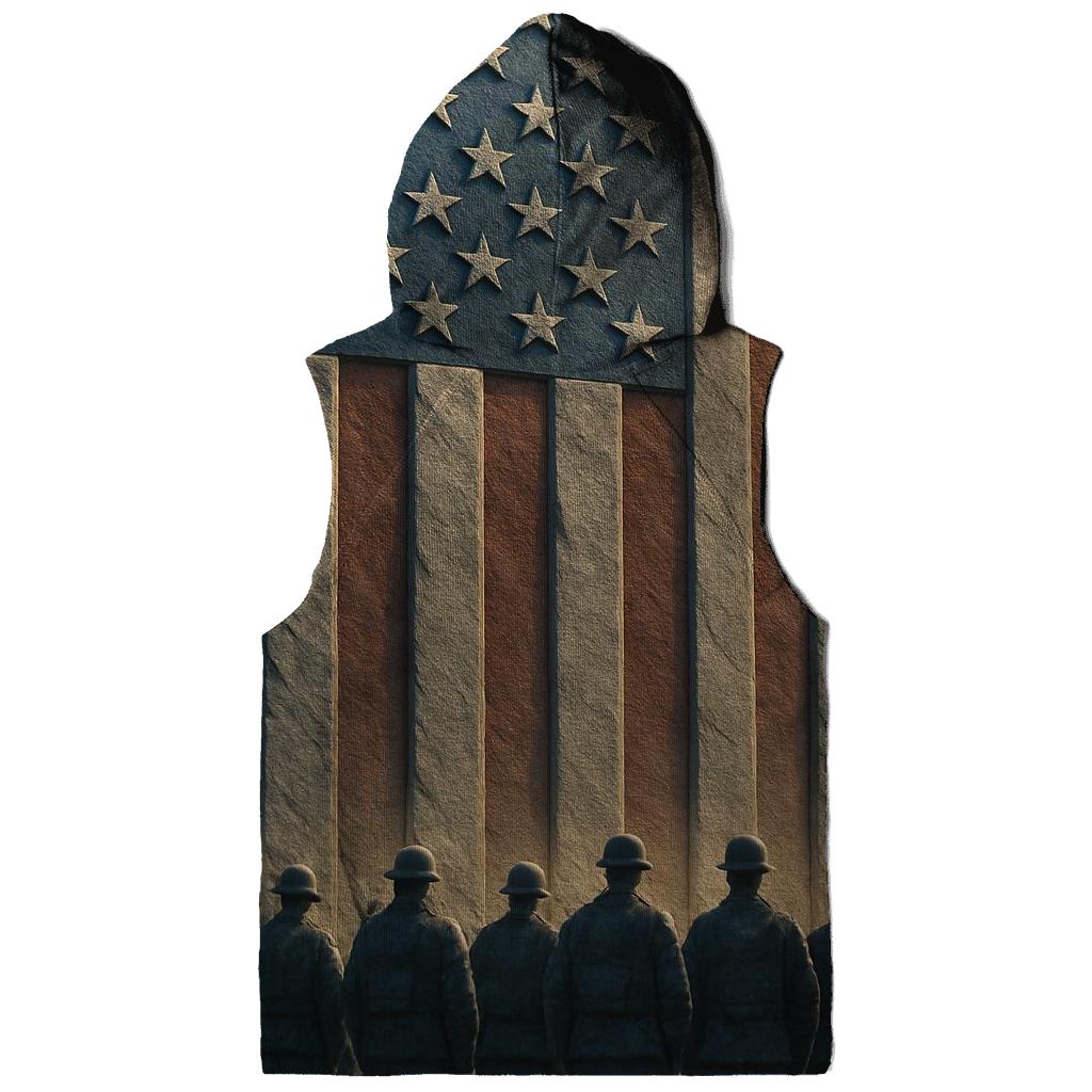 Granite Valor Flag Monument lightweight hoodies