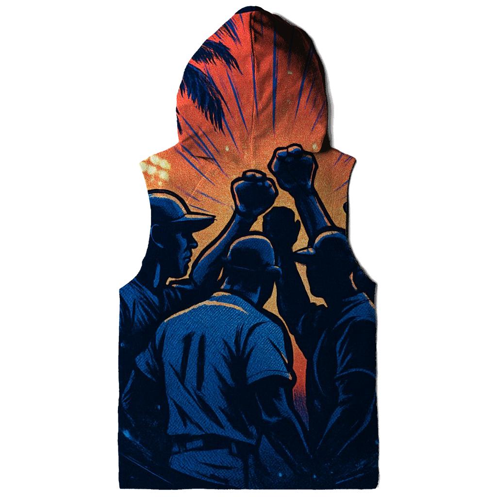 Palm Shadows Rally Charge graphic hoodies
