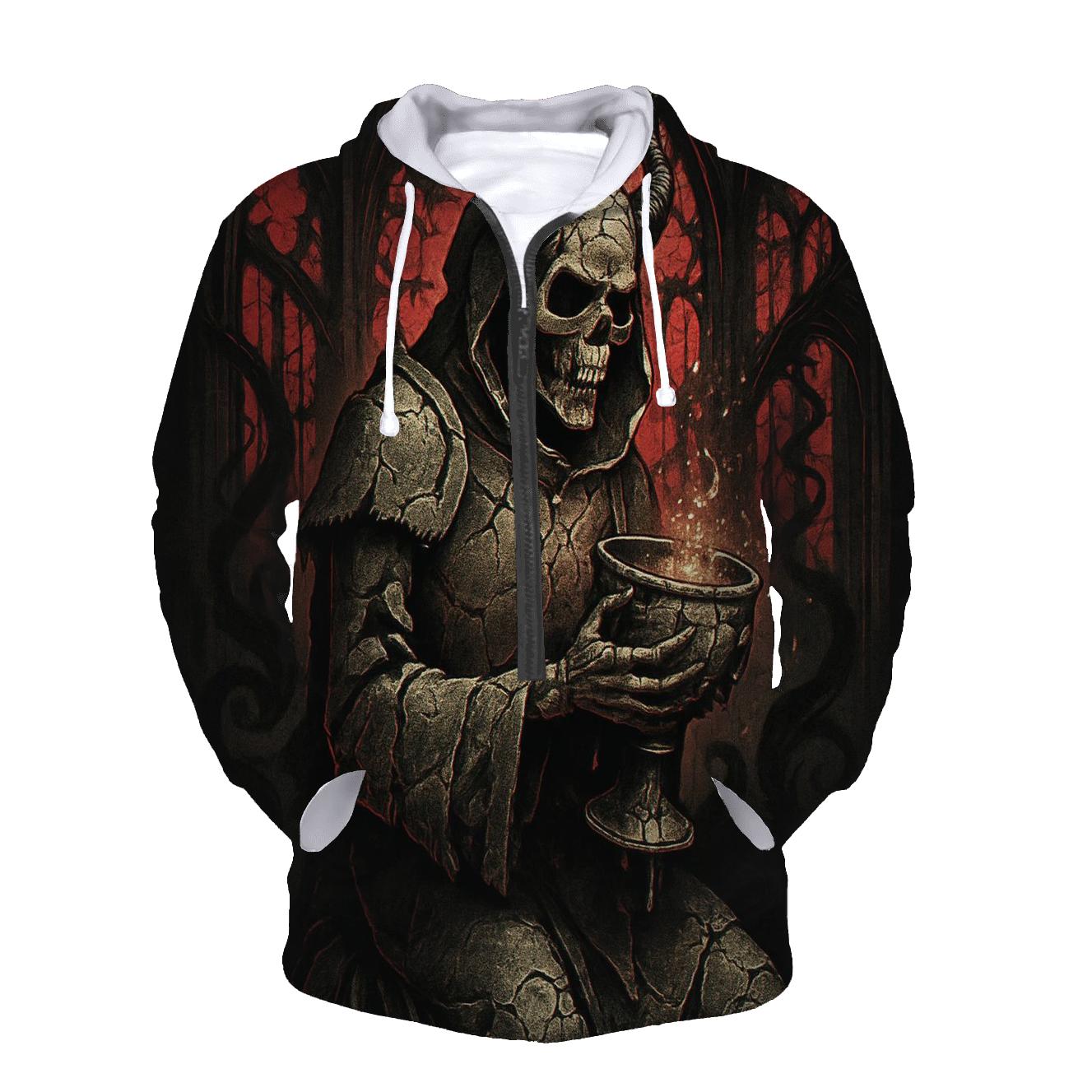 Thorned Reliquary Of The Fallen Saint printed hoodies