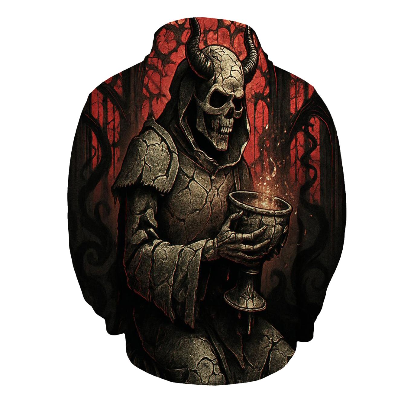 Thorned Reliquary Of The Fallen Saint printed hoodies