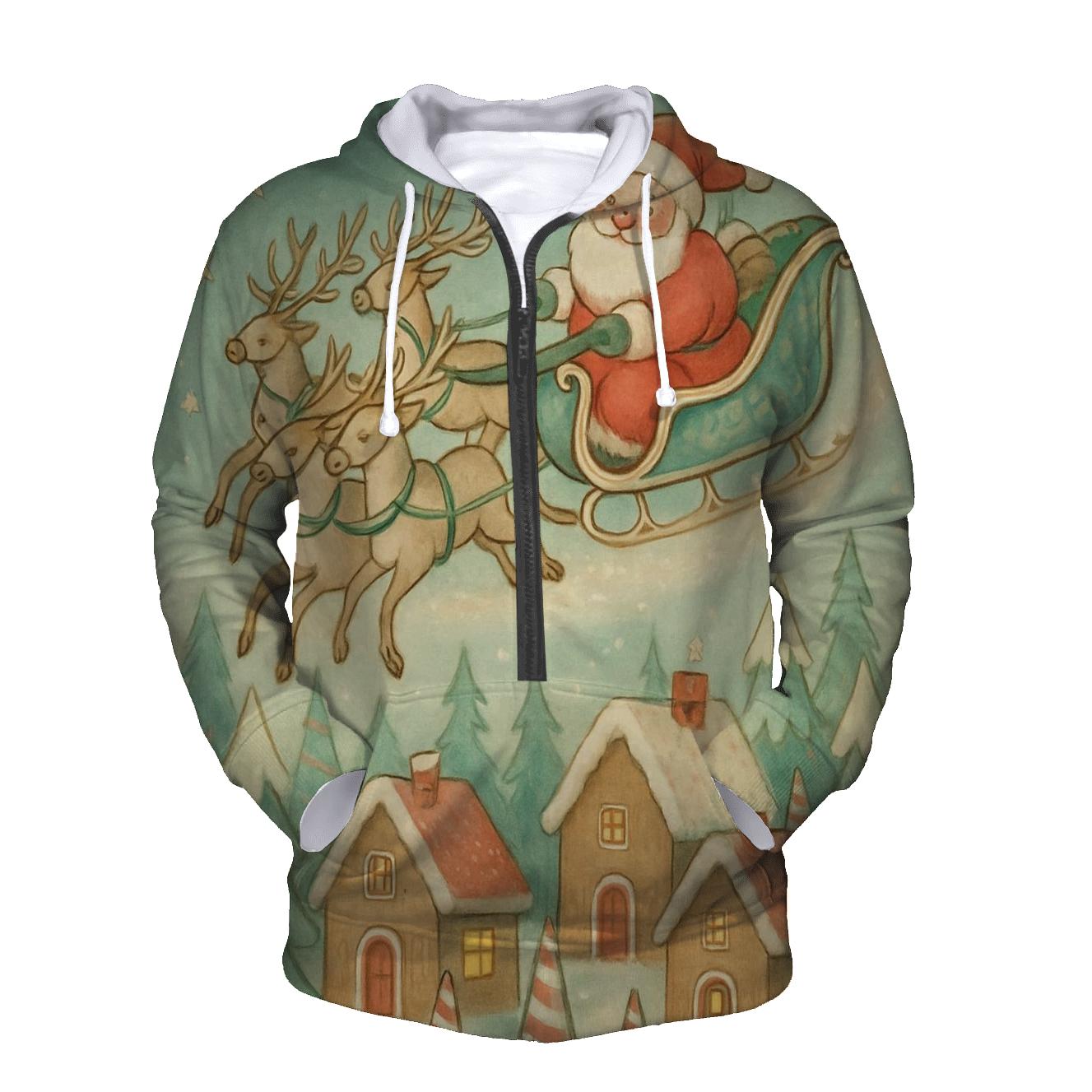 Storybook Sleigh Over Sugar Pines hoodie trends