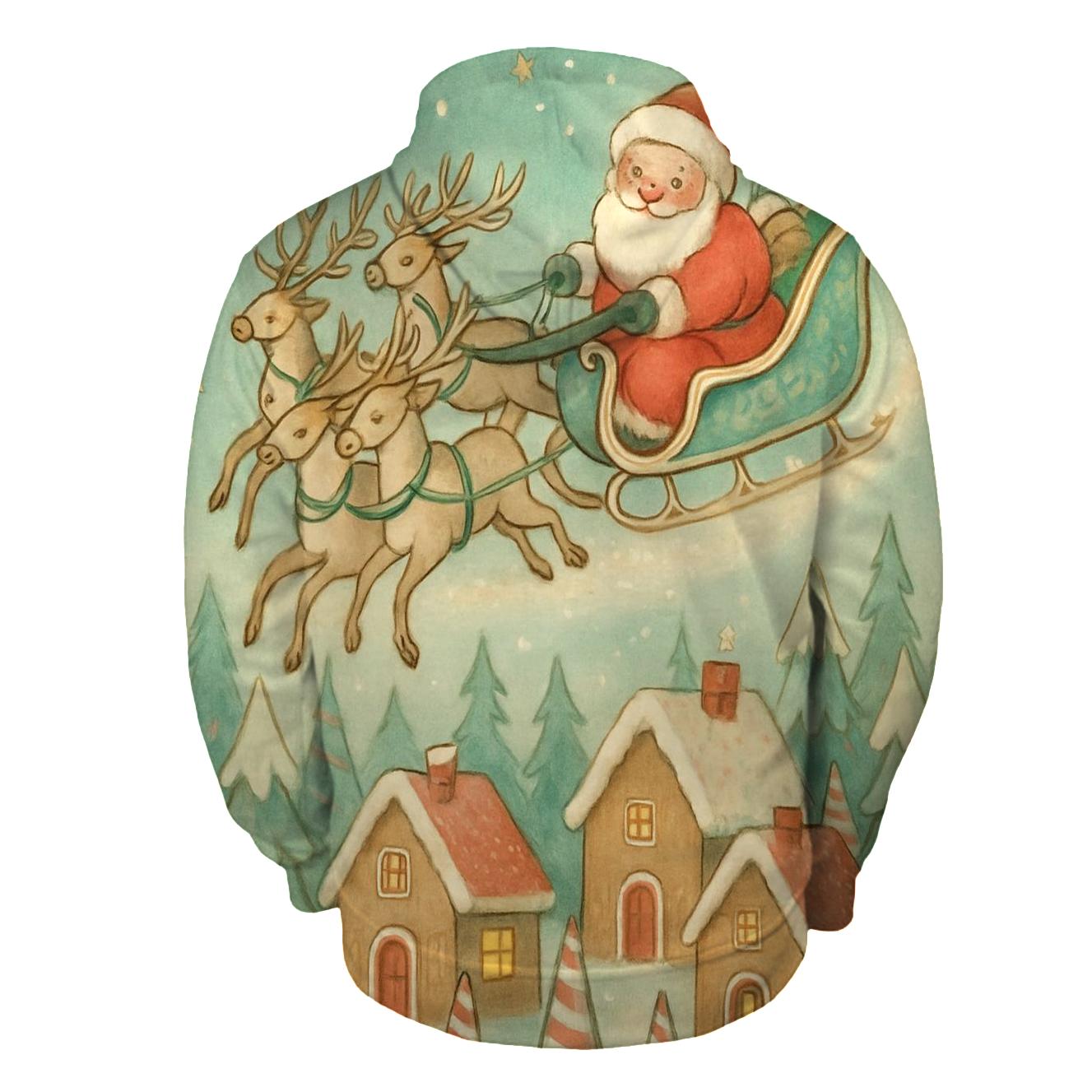 Storybook Sleigh Over Sugar Pines hoodie trends
