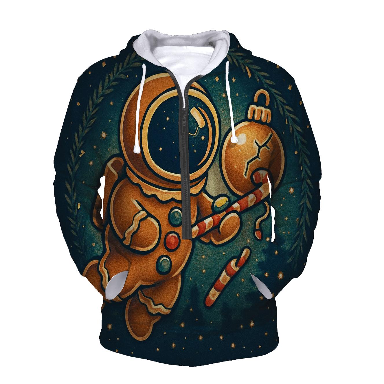 Gingerbread Astronaut Ornament Rescue hoodie designs