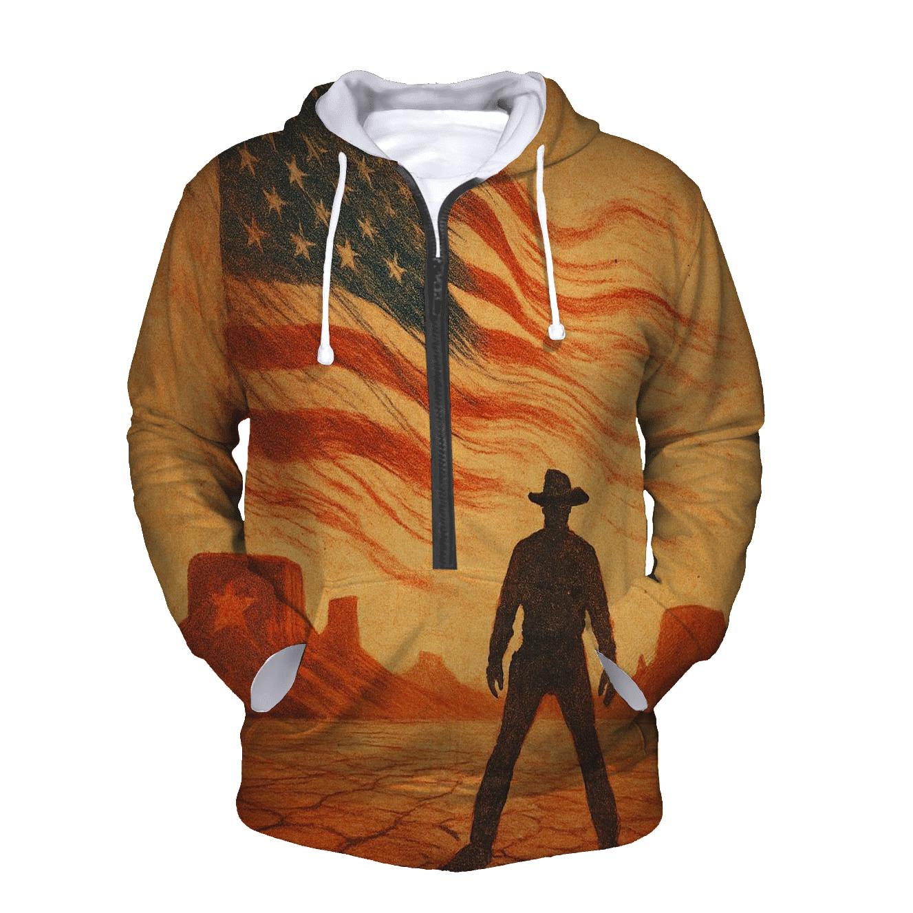 Desert Freedom Mirage Flag lightweight hoodies
