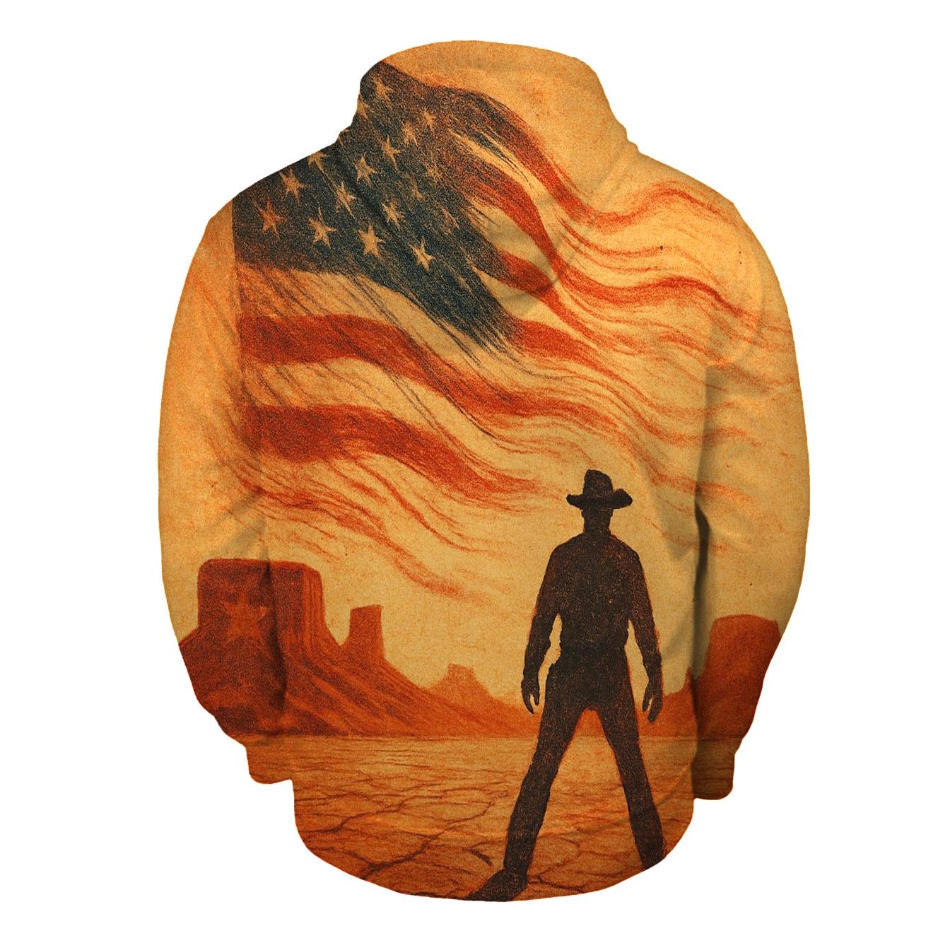 Desert Freedom Mirage Flag lightweight hoodies