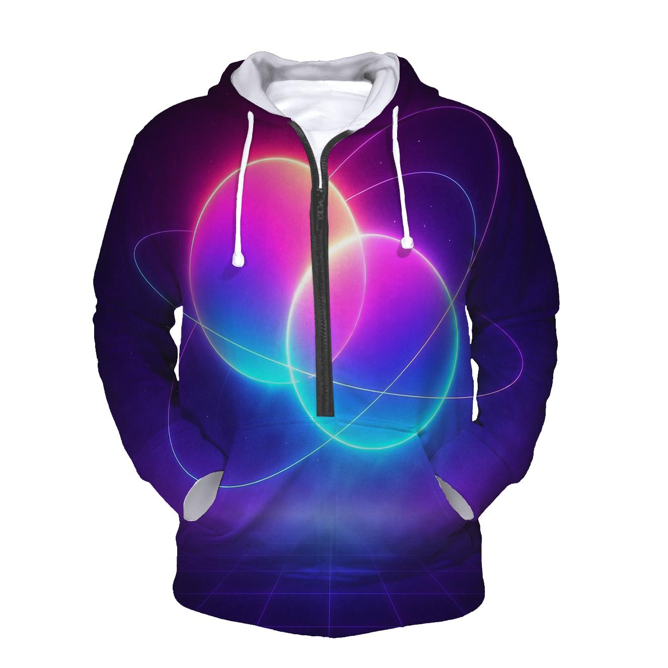 Neon Equinox Mirages graphic hoodies