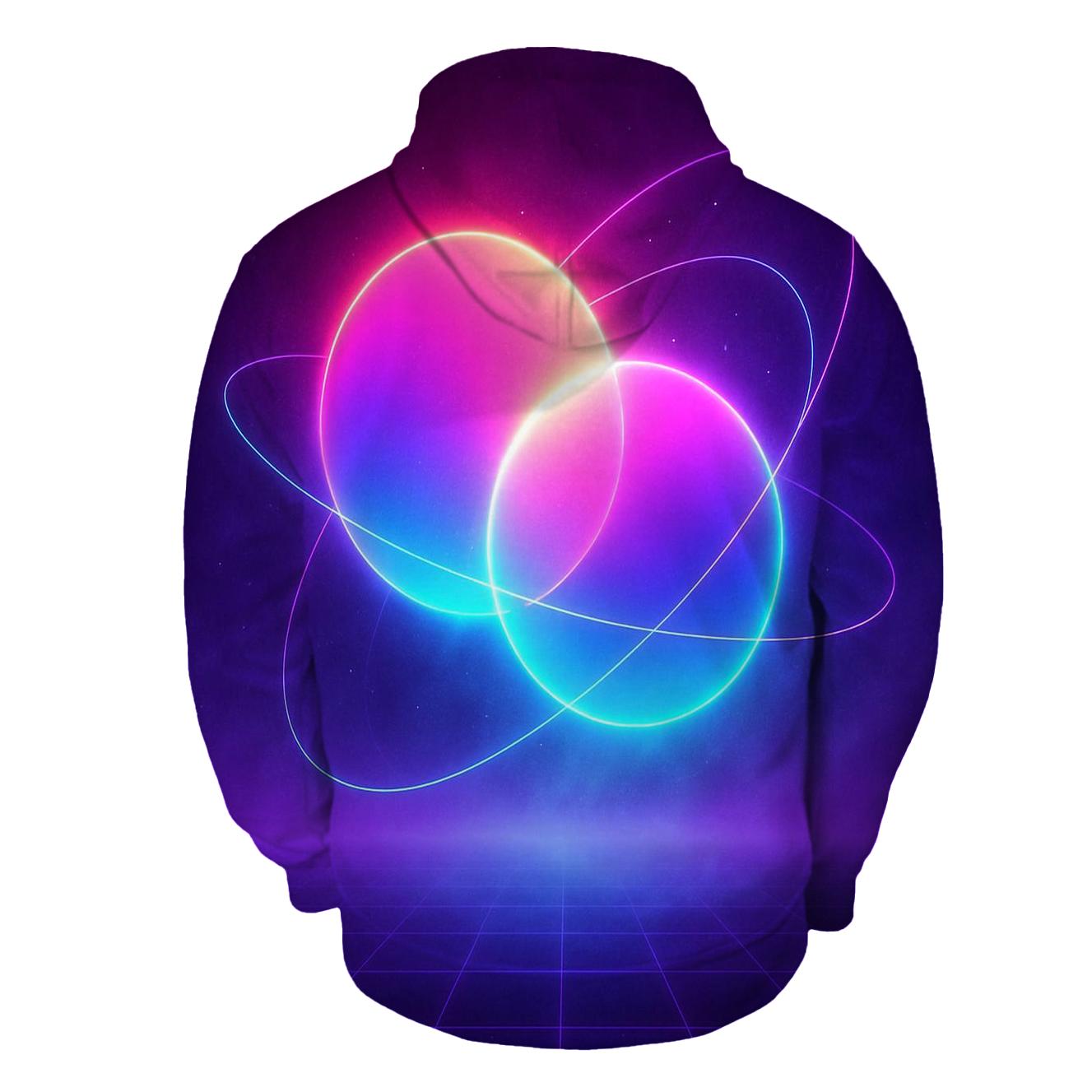 Neon Equinox Mirages graphic hoodies