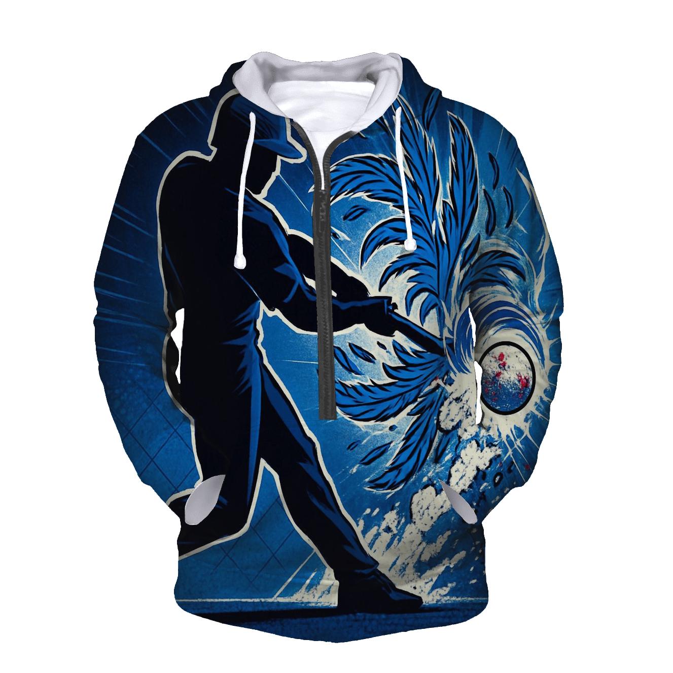Featherburst Slider In Blue Jays Motion zip-up hoodies