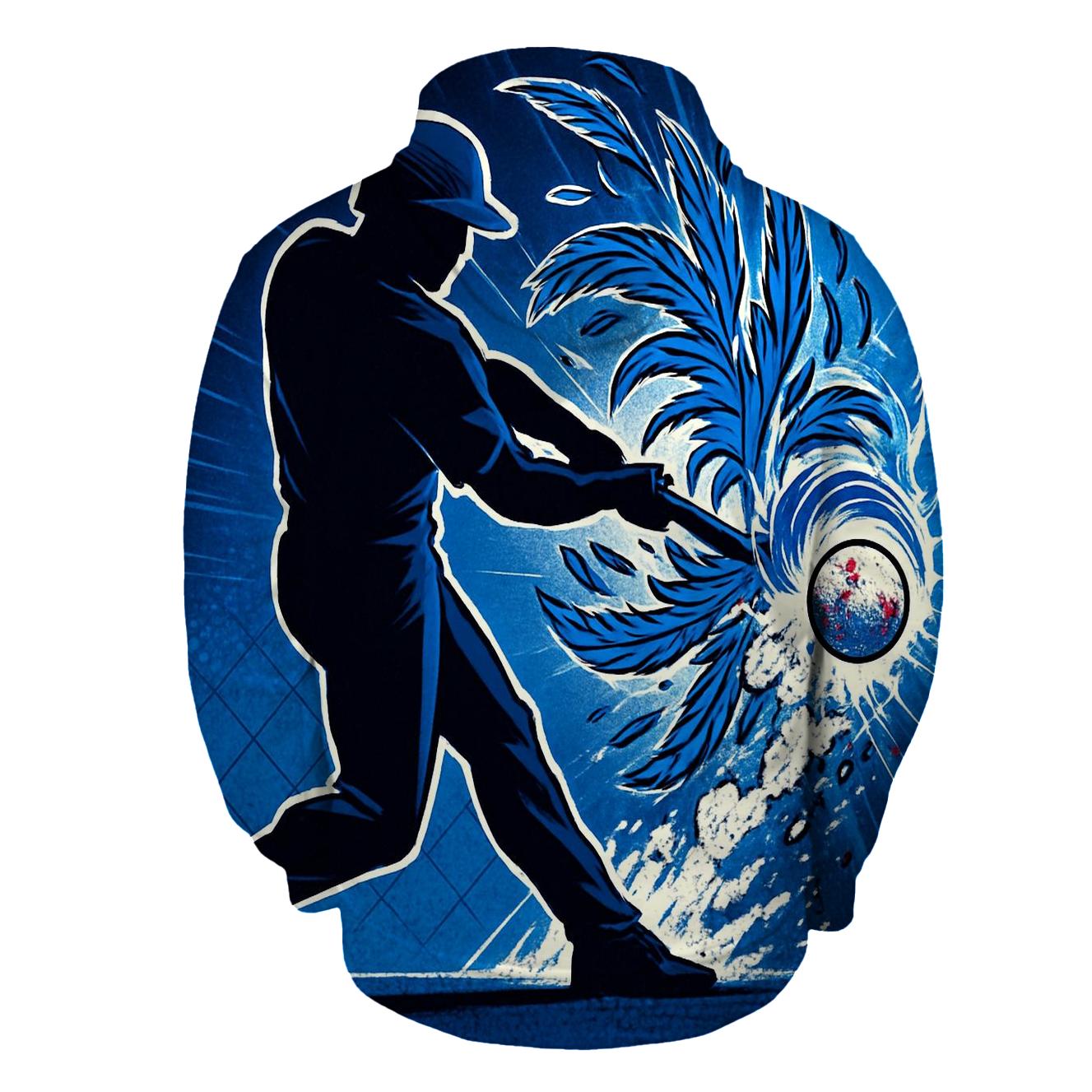 Featherburst Slider In Blue Jays Motion zip-up hoodies