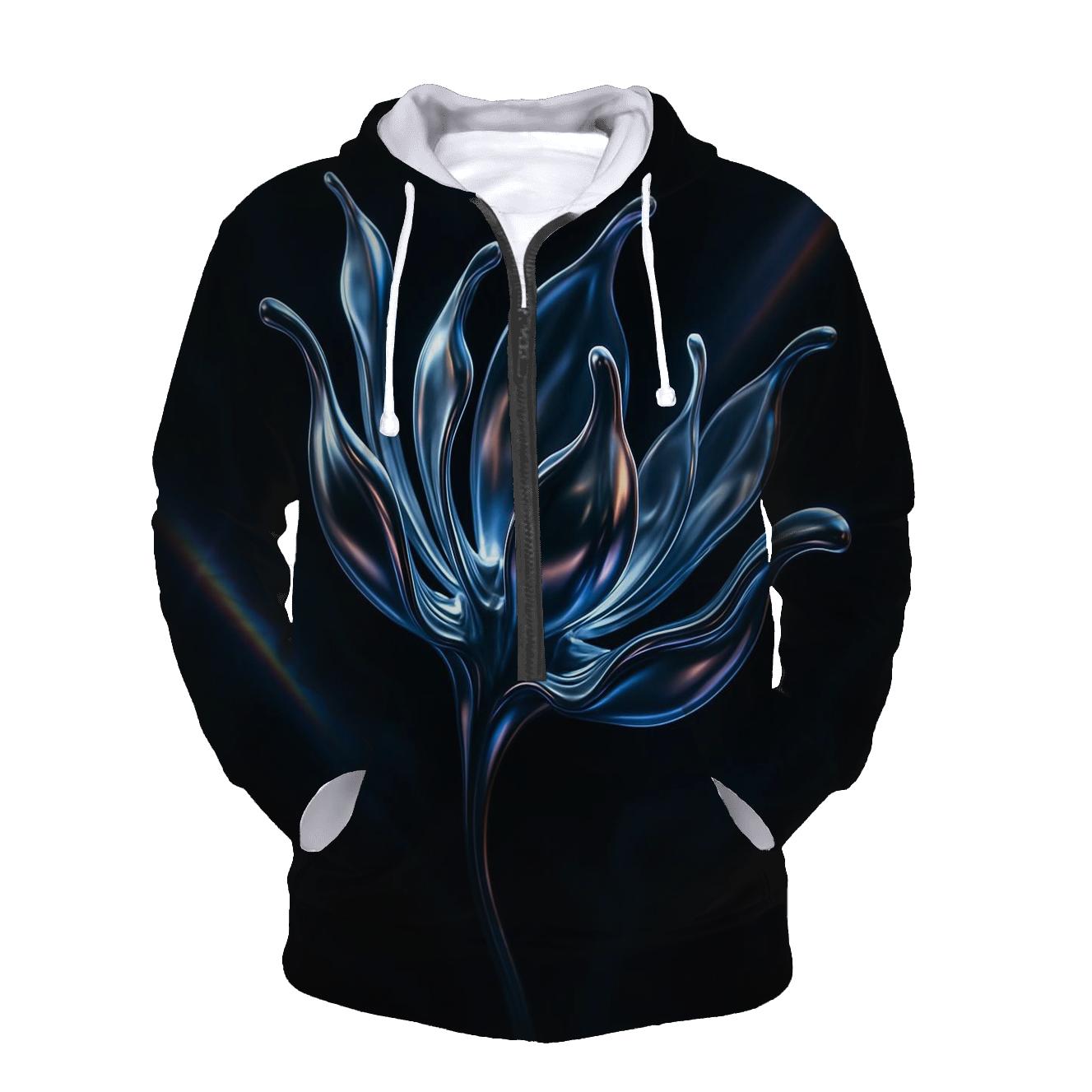 Chrome Bloom Drift hoodies fashion