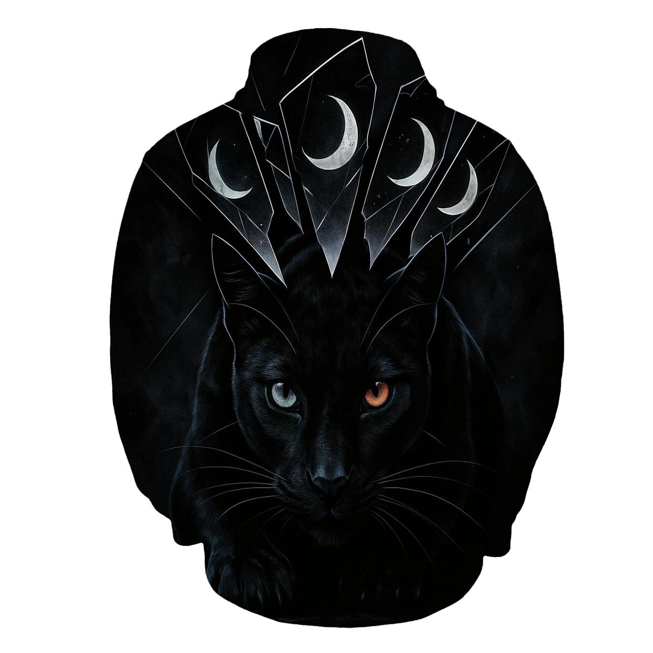 Shattered Mirror Panther Cat pullover hoodies