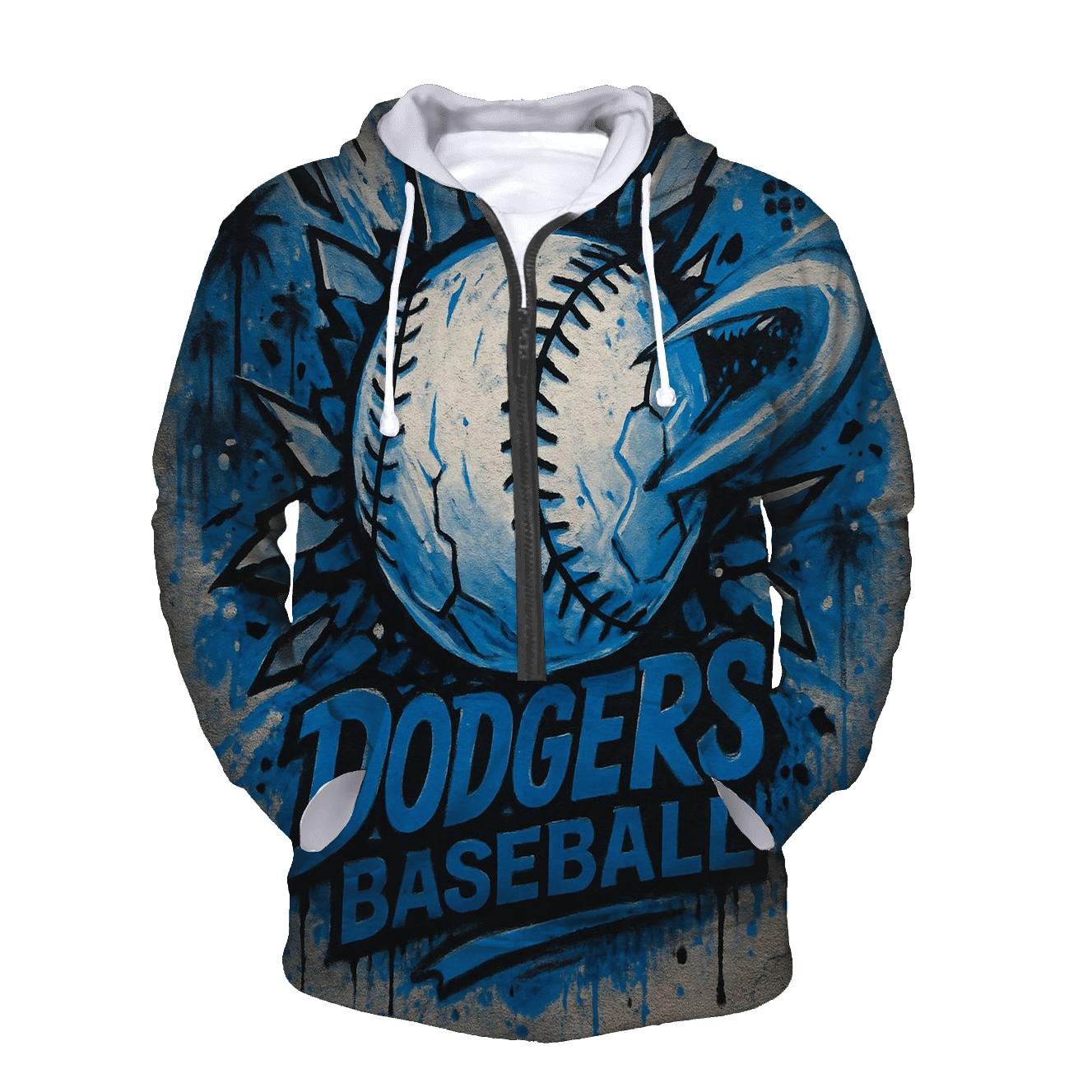 Graffiti Breakthrough Baseball zip-up hoodies